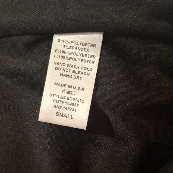 Blue Blush Black One-Shoulder Puff Sleeve Dress Sizes - Picture 6 of 8